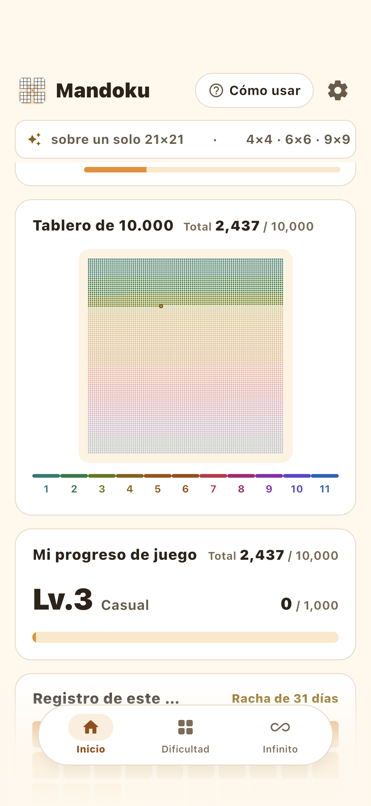 Mandoku Tablero Man